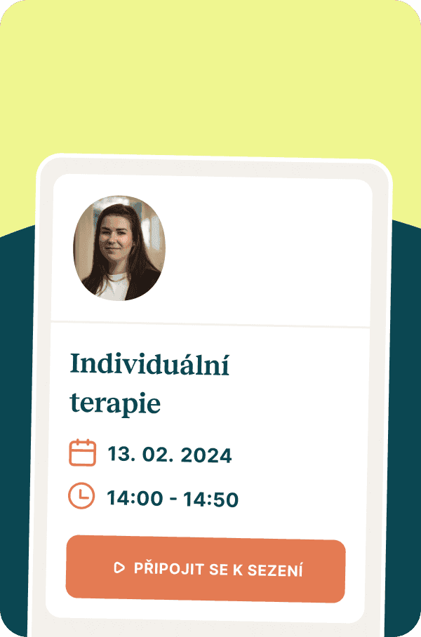 Sezení si zarezervujete nebo upravíte na pár kliknutí.